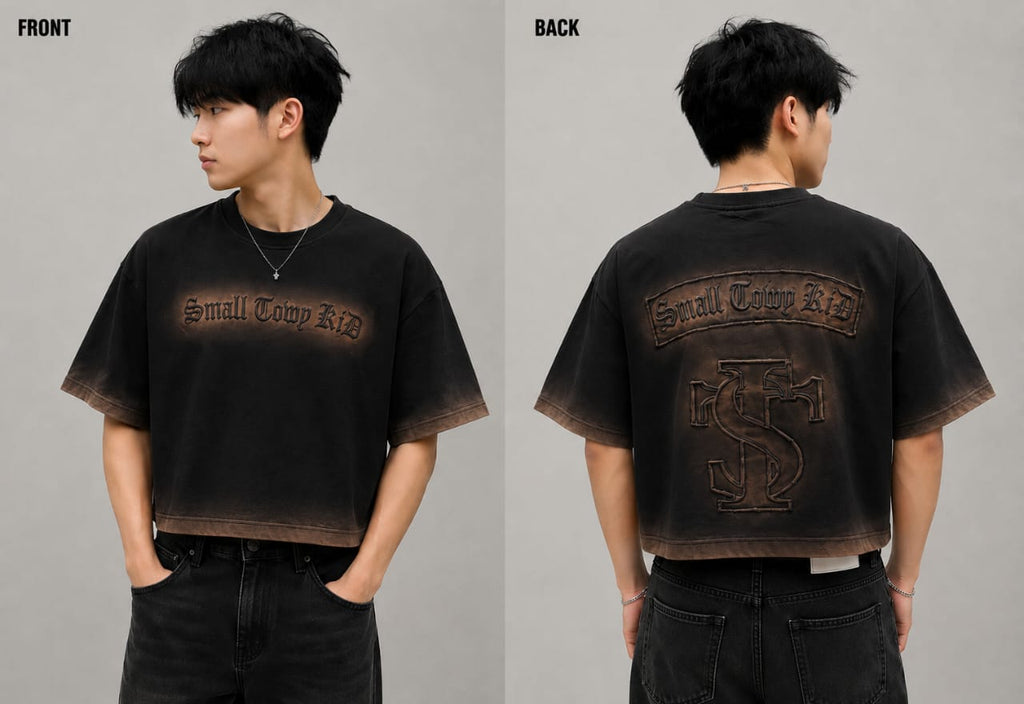 Premium Washed Oversized Graphic T-Shirt for Men