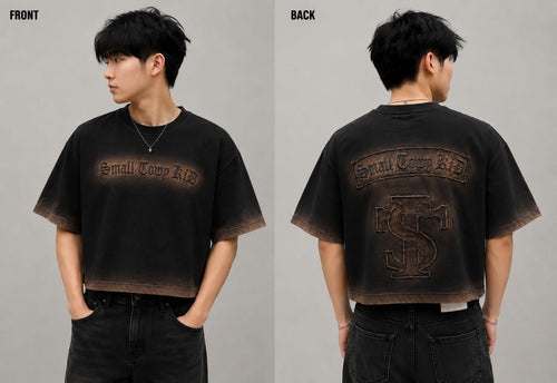 Premium Washed Oversized Graphic T-Shirt for Men