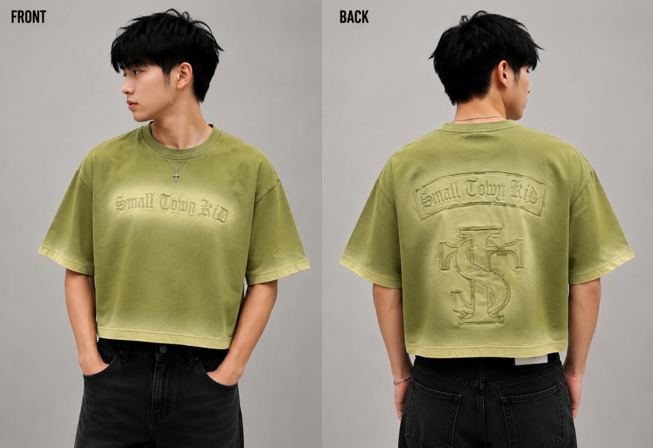Premium Washed Oversized Graphic T-Shirt for Men
