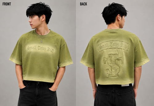 Premium Washed Oversized Graphic T-Shirt for Men